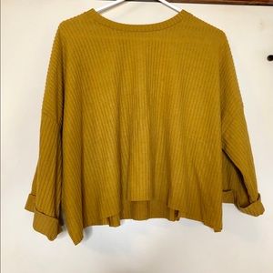 Forever 21 Boxy Top/Mustard Top